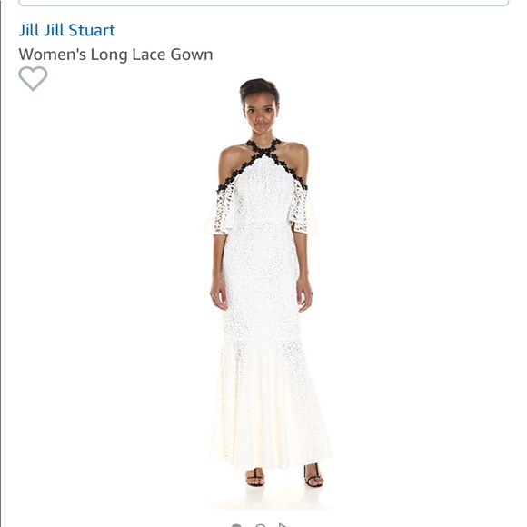 Jill Stuart long white lace dress - Picture 4 of 6